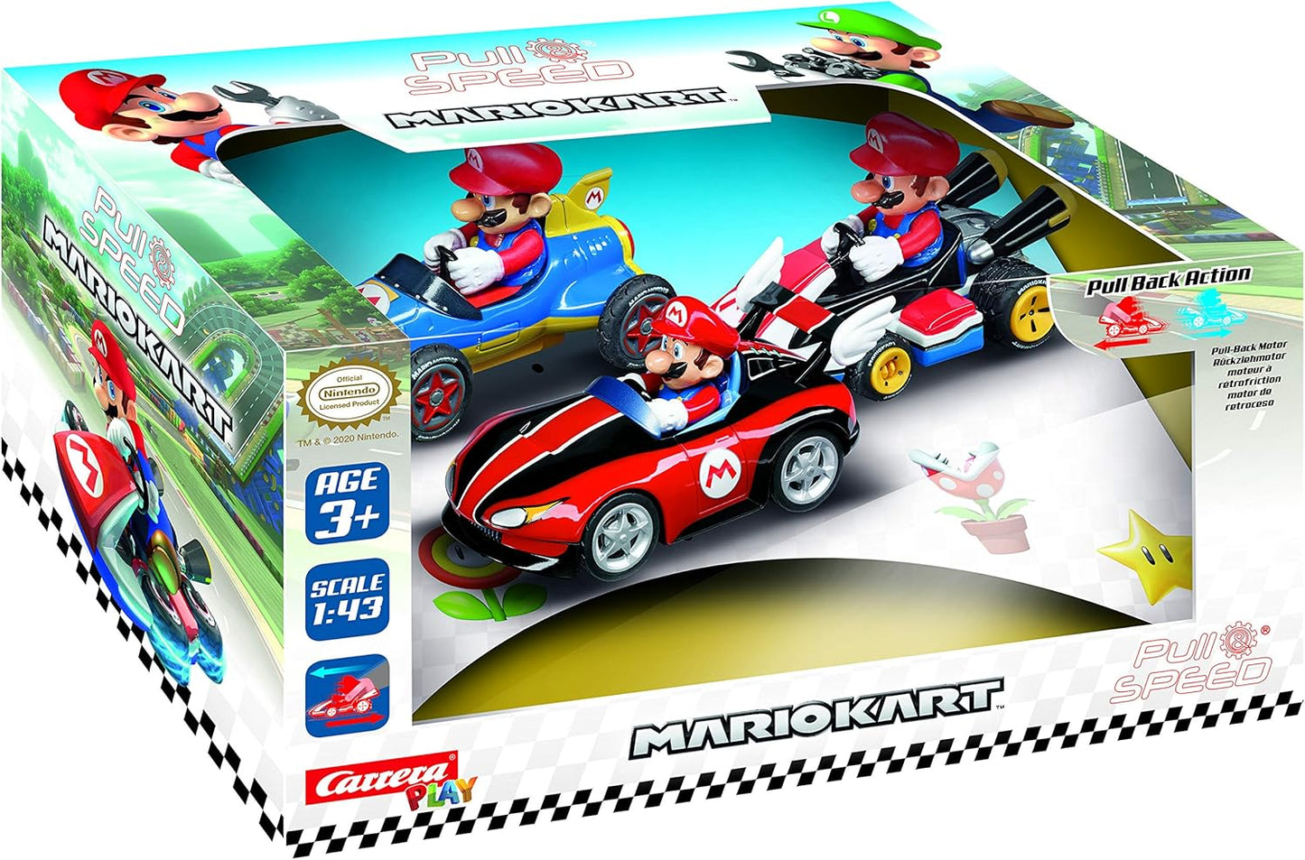 13016 Mariokart Pull Back