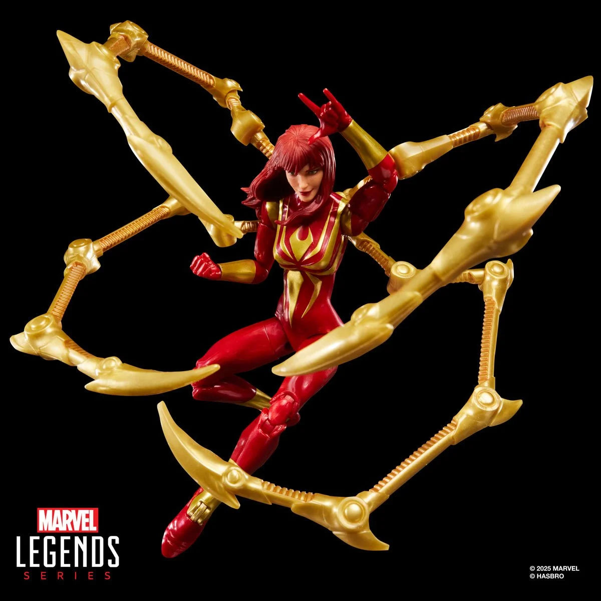 HSG0639 Spider-Man Marvel Legends Magic: The Gathering Mary Jane Watson (Iron Spider) 6-Inch Action Figure and Card