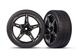 9370 Tires & wheels, assembled, glued FRONT