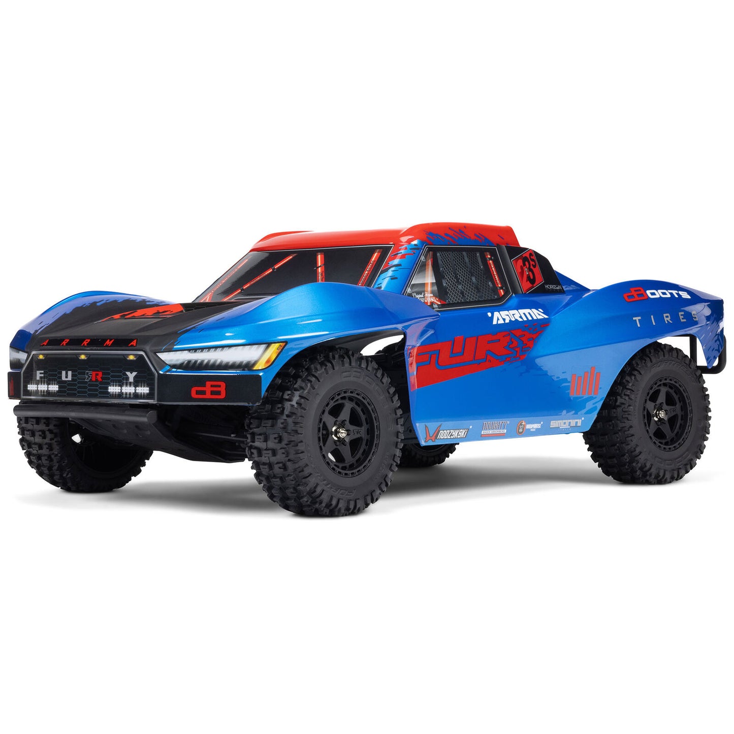 ARA3521 1/10 FURY 223S DSC 2WD RTR Brushless Short Course Truck,