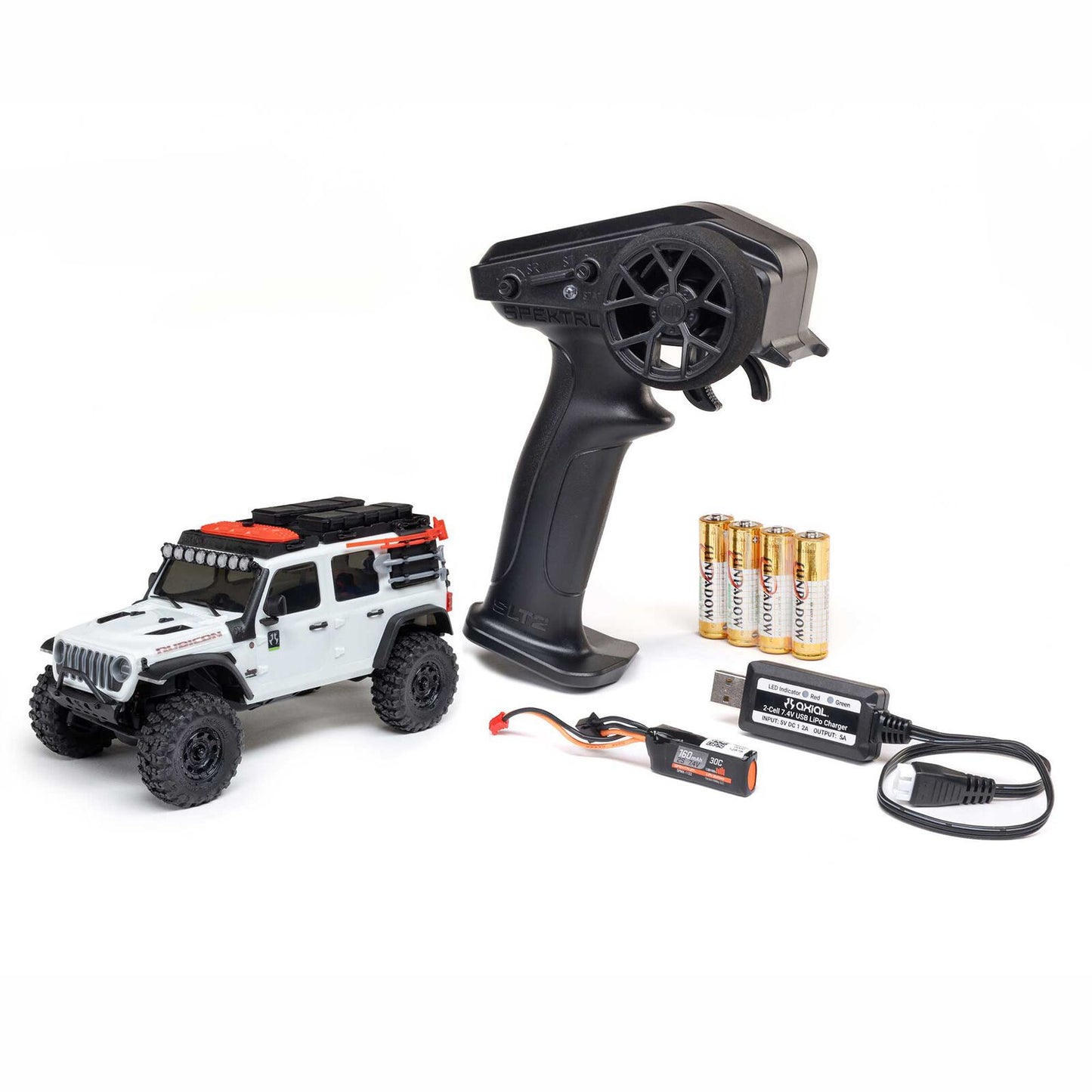 AXI-2261 1/30 SCX30 Jeep Wrangler JLU 4X4 RTR Brushed Rock Crawler (Battery & Charger Included)