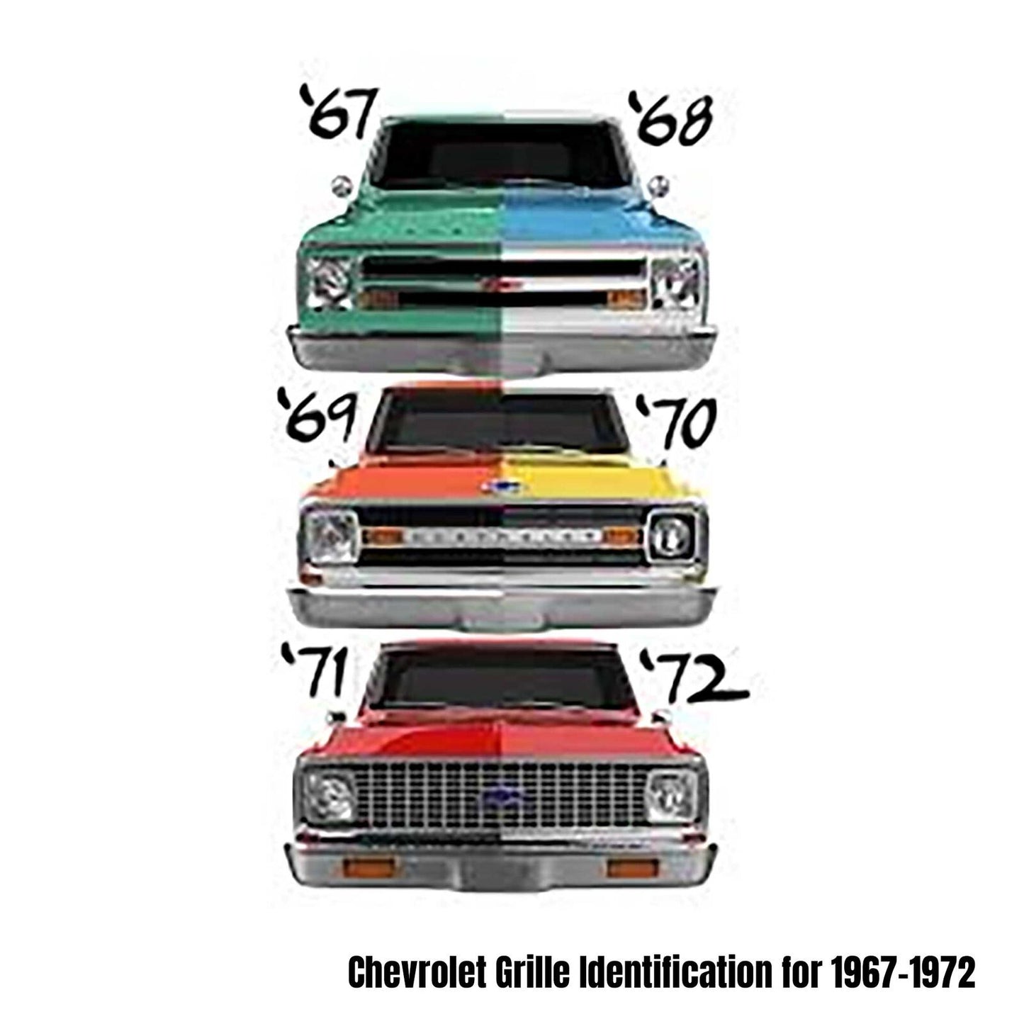 AXI-3408 1/24 Axial SCX24 1967-1972 Chevrolet C10