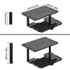 INJ4M-103 INJORA Double Decker Carbon Fiber Tray Battery ESC Receiver Tray for 1/18 TRX4M