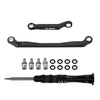 INJSCX30-05BK INJORA Black Brass Steering Links for 1/30 Axial SCX30
