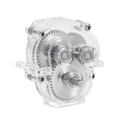INJ4M-109AS INJORA Complete Transmission with Acrylic Housing for 1/18 TRX4M