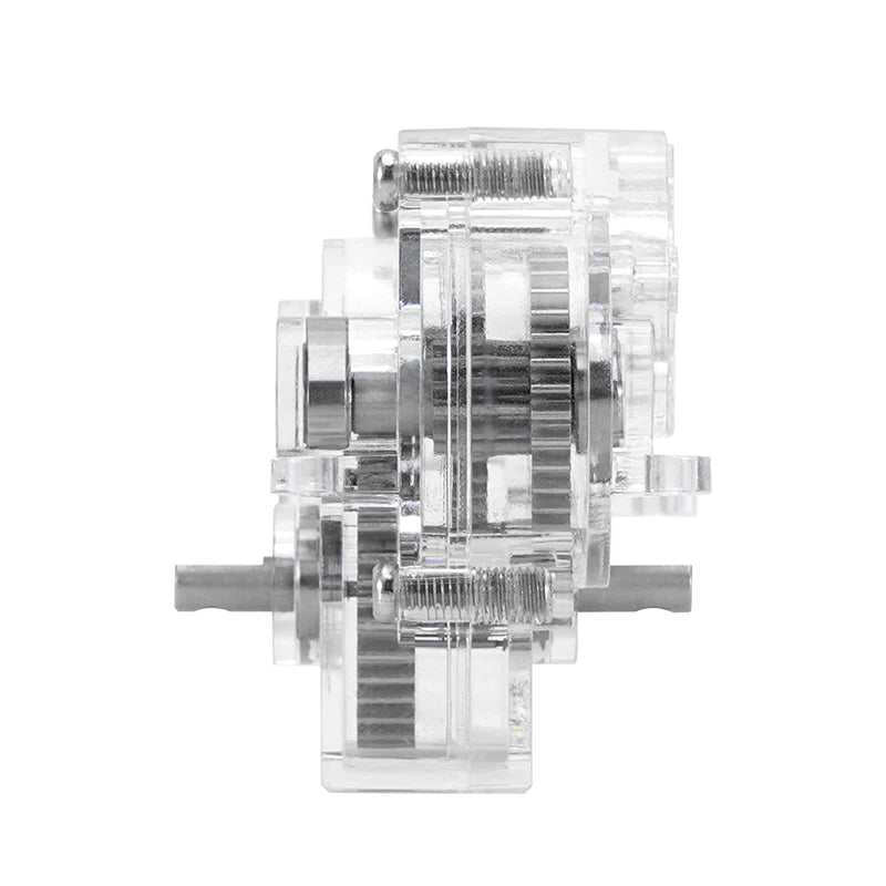 INJ4M-109AS INJORA Complete Transmission with Acrylic Housing for 1/18 TRX4M