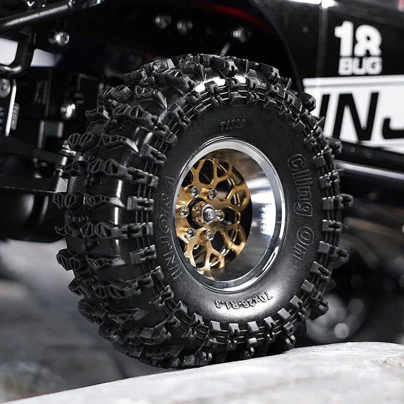 INJYQW-MW1307SR-1320 INJORA 1.3" 70*26mm -4.05mm Offset ModuWheel Set for Micro Crawlers