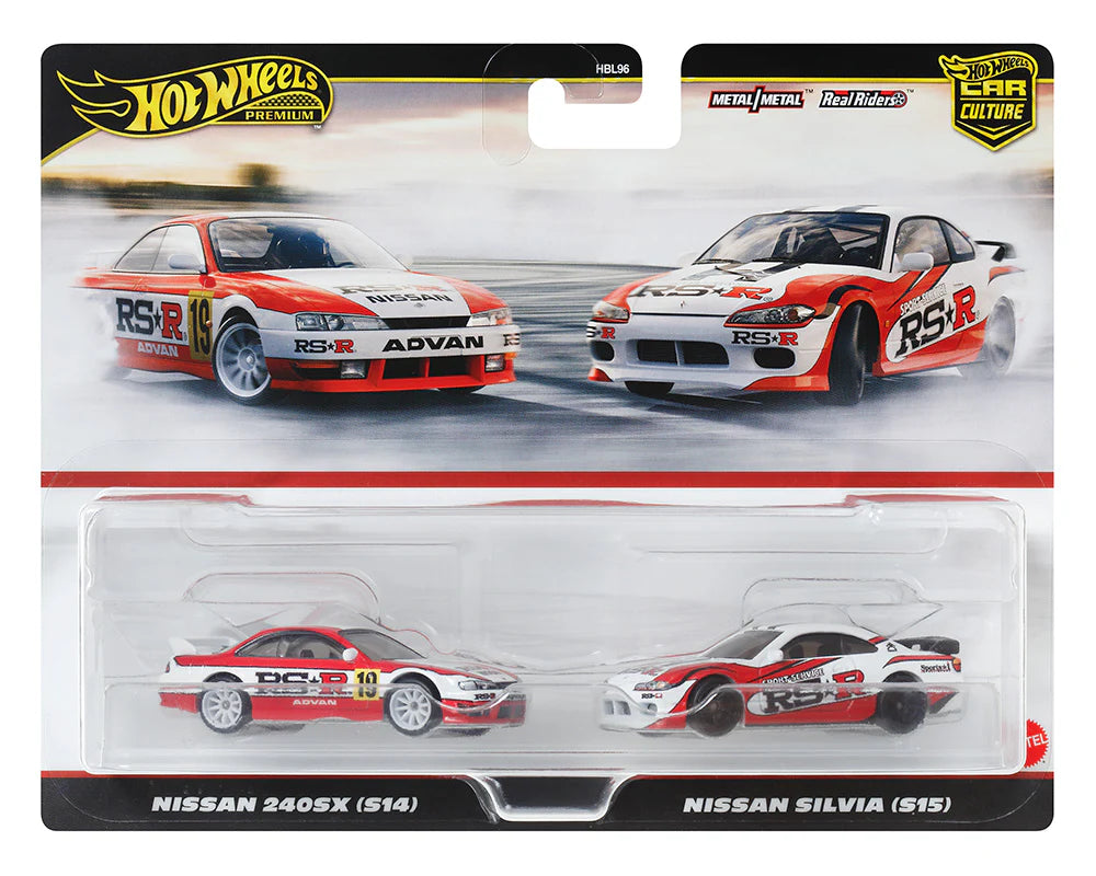 HWHRR80 1:64 Premium Car Culture 2-Packs Chevrolet Corvette Racin