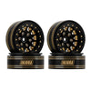 INJYQW-1301BGD INJORA 1.3" 70*27mm -3.75mm Offset Brass Wheels Set for Micro Crawlers (4)