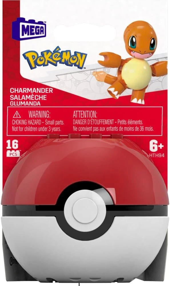 GFC85 Mega Construx Pokeball Charmander