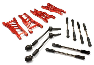 INTT8129RED V2 Billet Complete EXT Modified Suspension Set - Slash 2WD