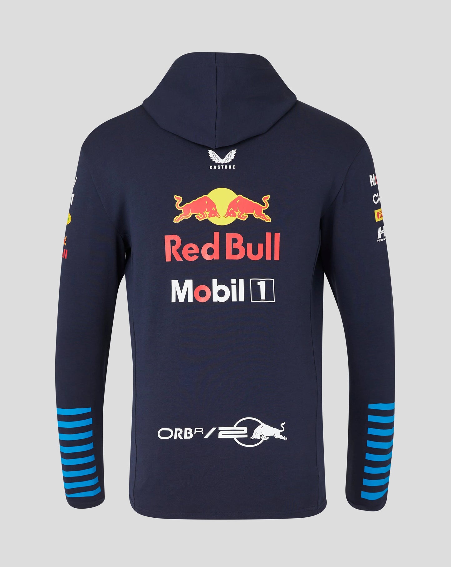TM5290 RBR F1 Men's 2024 Team Full Zip Hooded Sweatshirt - Navy -