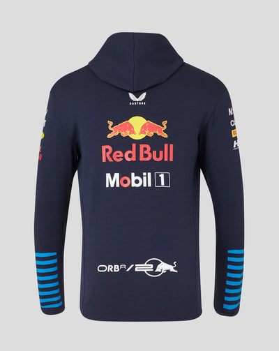 TM5290 RBR F1 Men's 2024 Team Full Zip Hooded Sweatshirt - Navy -