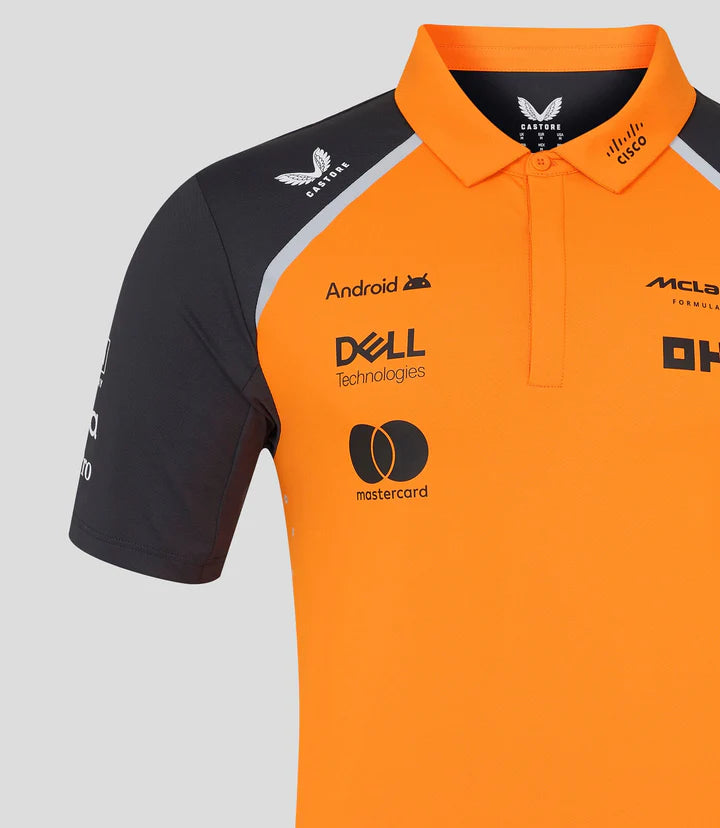 TM9922-088 McLaren F1 2025 Men's Team Polo Shirt -