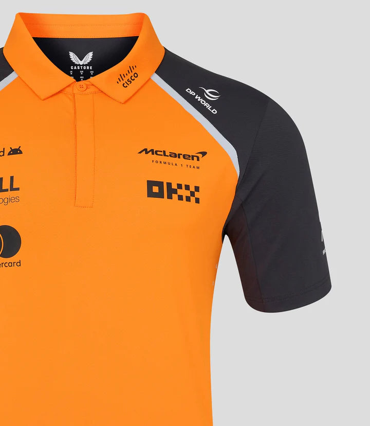 TM9922-088 McLaren F1 2025 Men's Team Polo Shirt -