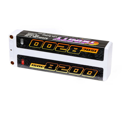 TRI-1020 7.4V 8200mAh 2S 150C Stick LiPo Battery, 5mm Bullets
