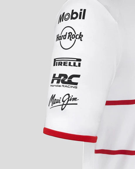 TU14431 Red Bull Racing F1 2025 Special Edition Japan Grand Prix Polo Shirt - White -