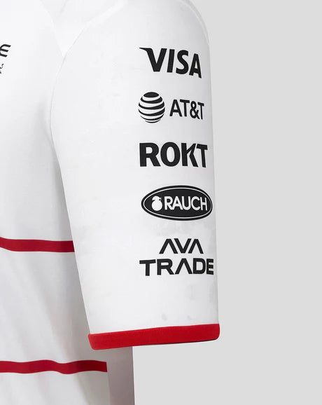 TU14431 Red Bull Racing F1 2025 Special Edition Japan Grand Prix Polo Shirt - White -