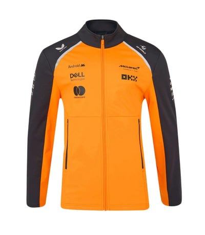 TU9917 McLaren F1 2025 Team Softshell Jacket - Papaya