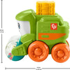 Toy construction vehicle with dimensions 