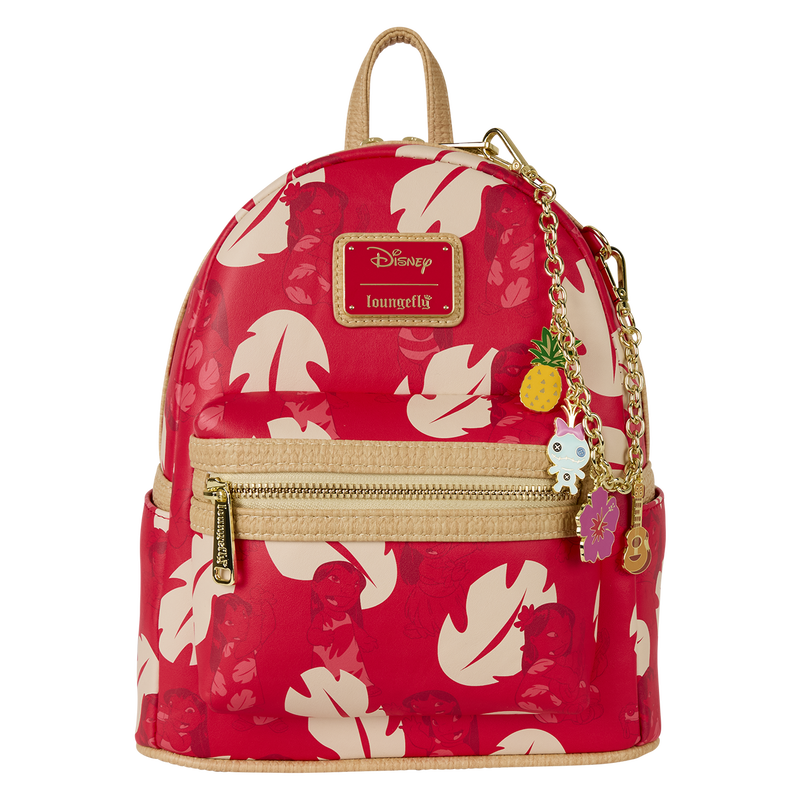WDBK4143 Lilo & Stitch Charm Cosplay Mini Backpack