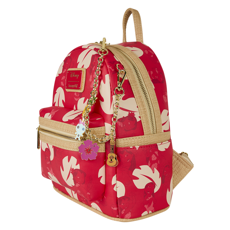 WDBK4143 Lilo & Stitch Charm Cosplay Mini Backpack