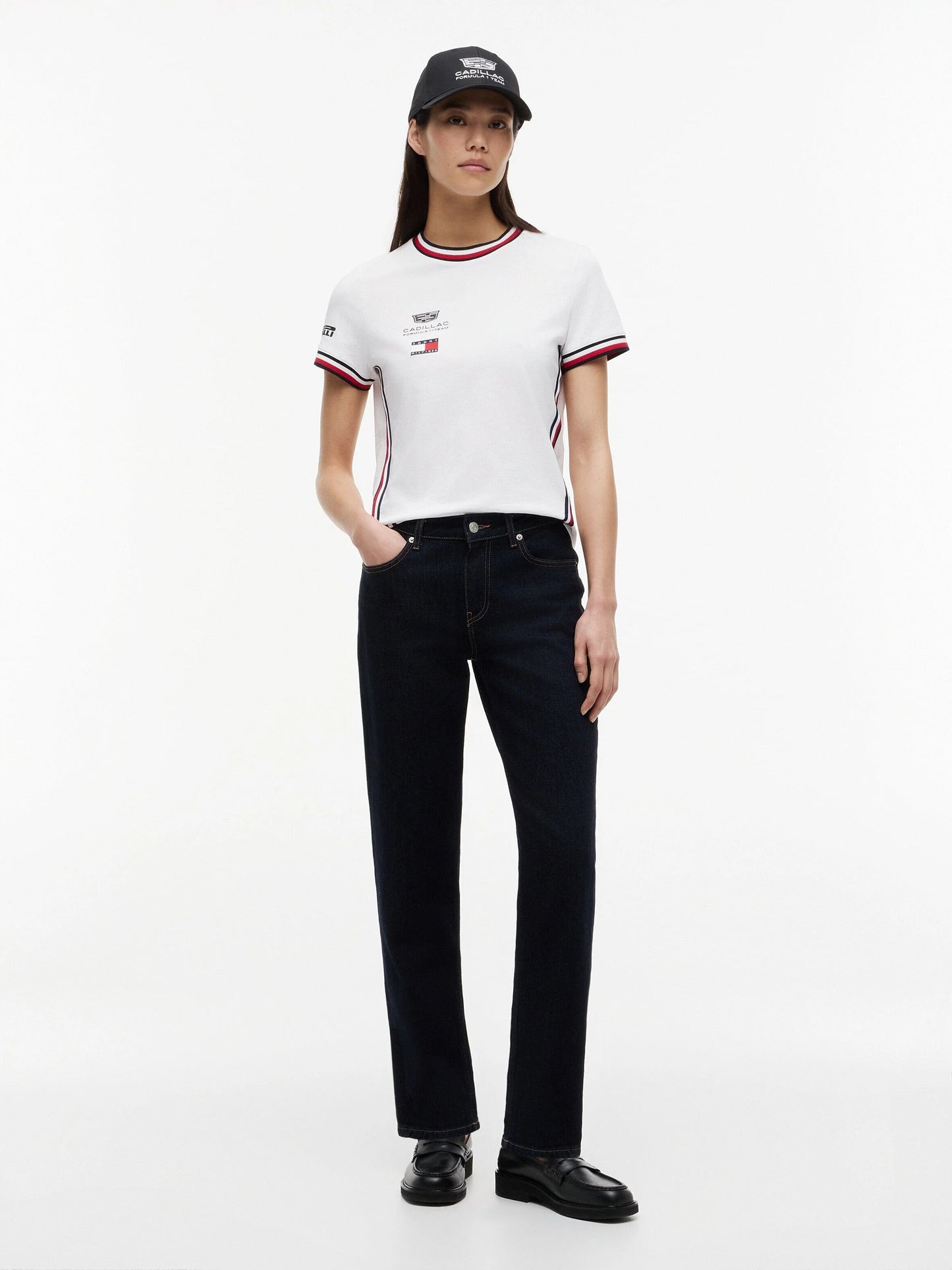 WW52114 Cadillac F1 Racing Women's 2026 Team T-Shirt - White