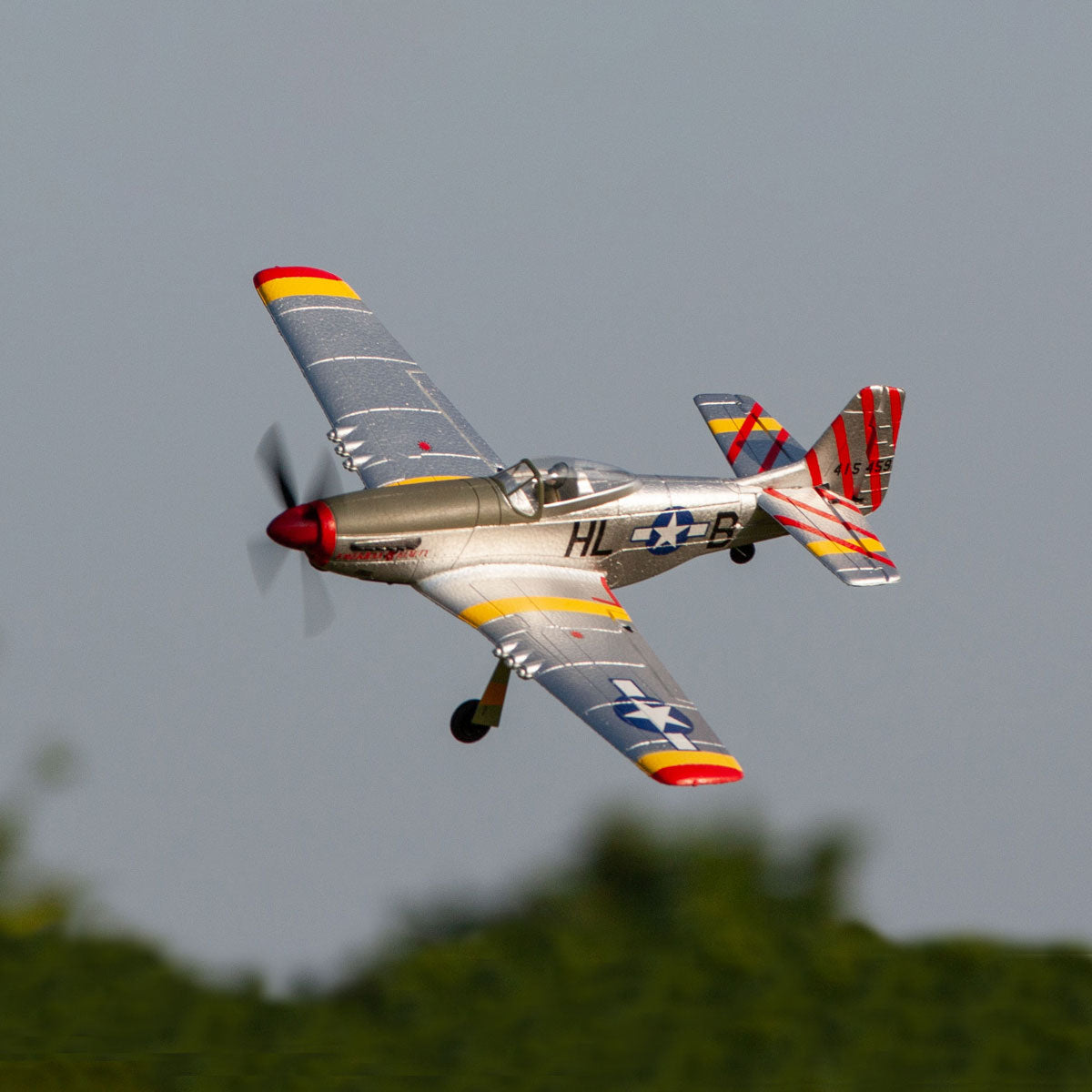 RGRA1600  P-51D Mustang 500mm Brushless RTF Warbird with PASS (Pilot Assist Stability Software) System
