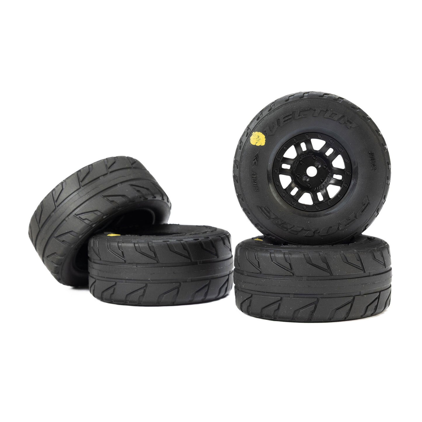 PRO1034310 1/16 Vector Front/Rear Tires MTD 12mm Black Split Six (4): MOJAVE GROM