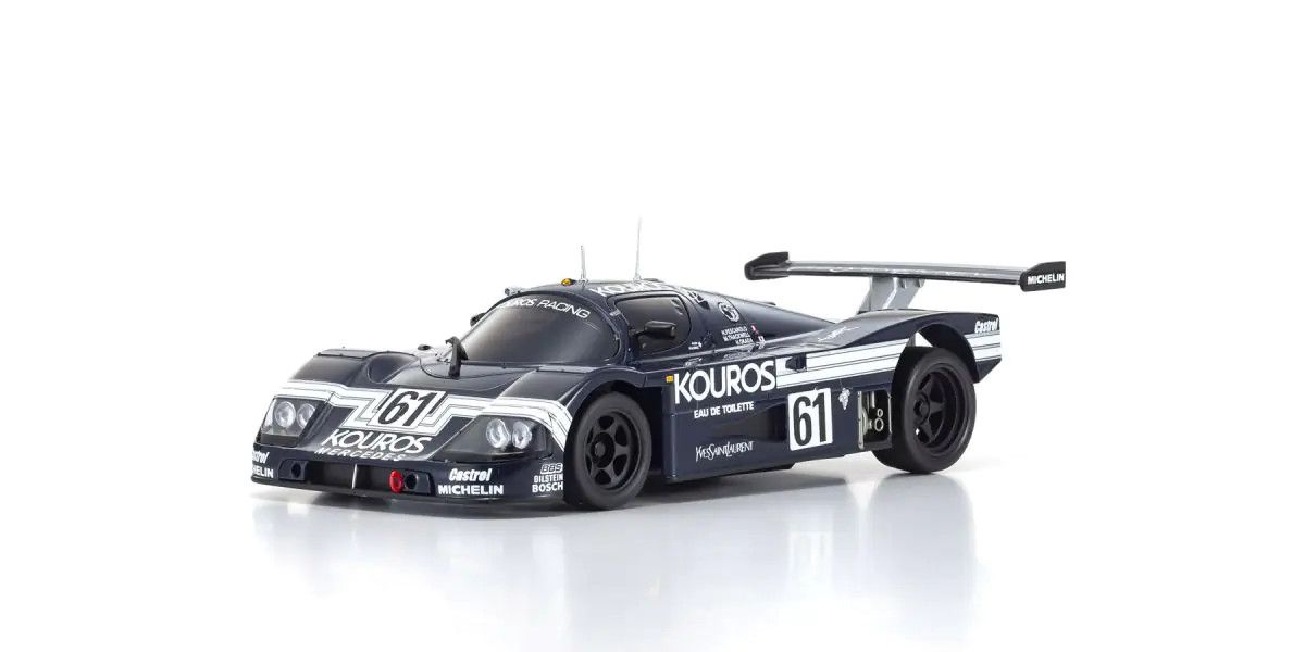 KYO32362KR Mini-Z RWD MR-04 Sauber-Mercedes Gruppe-C-Rennsportwagen C9, Nr.61, LM1988