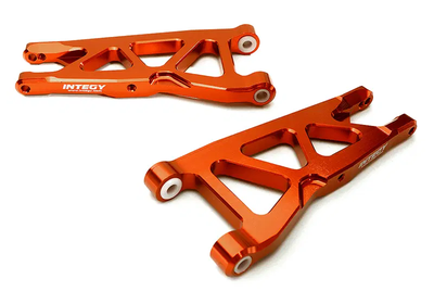 INTC28862RED Billet Machined Front Suspension Arms 1/10 4X4