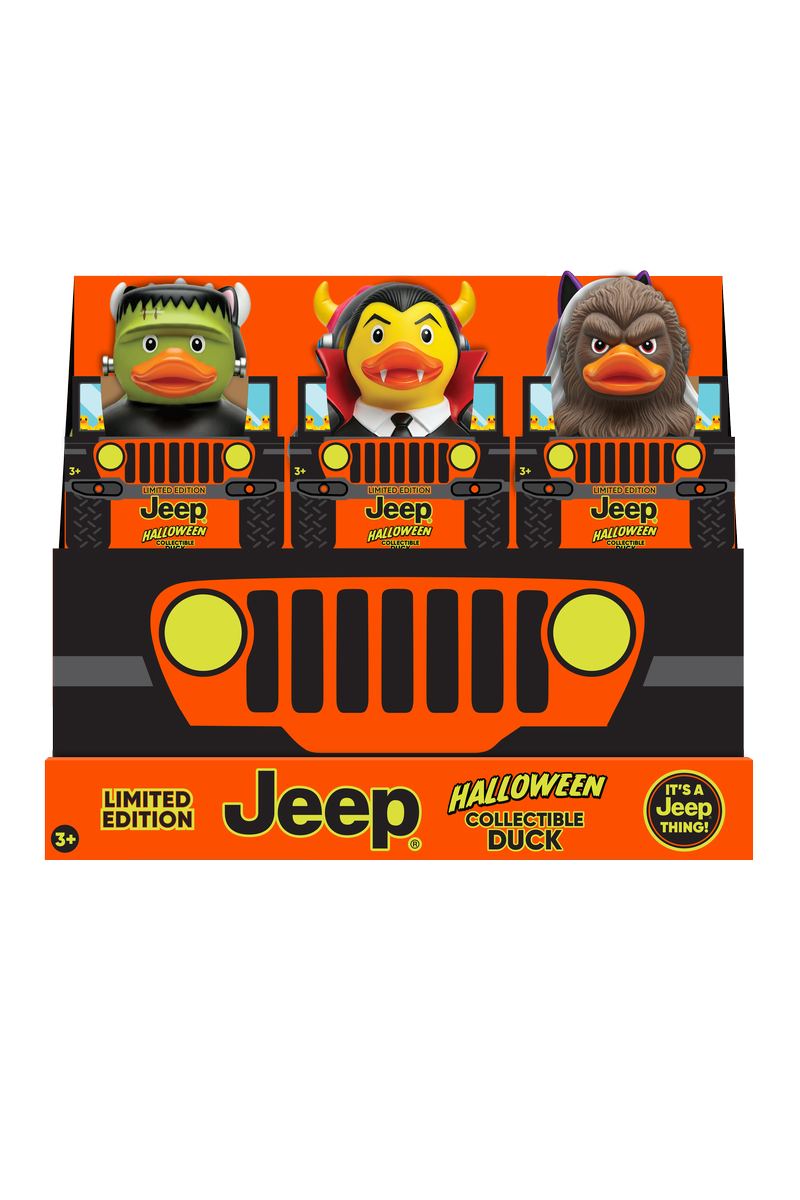 L2P 18077 Jeep® Branded Ducks Halloween 2 Inch Vinyl Paper Jeep
