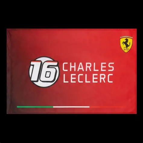 701202278 Scuderia Ferrari F1 Charles Leclerc 60x90 - Red