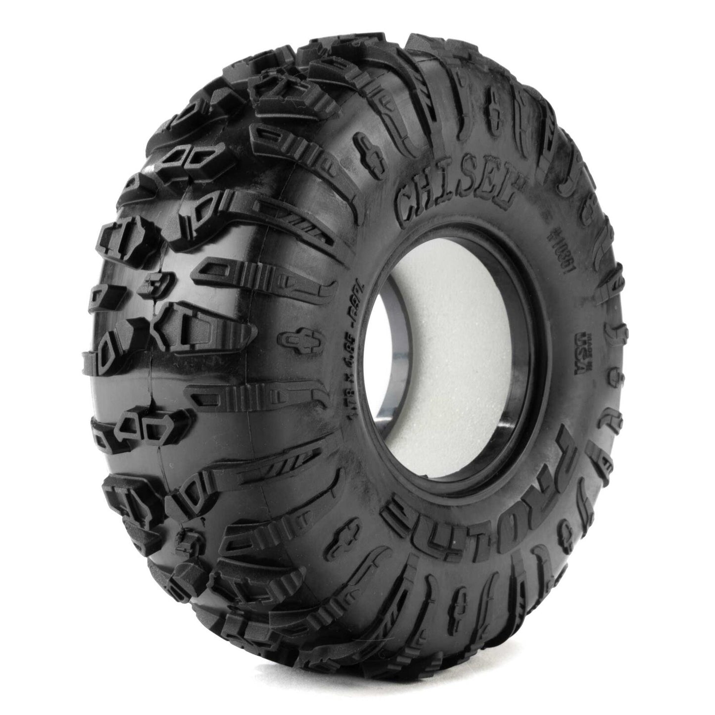 PRO1036103 Pro-Line Racing 1/10 Chisel II Predator Front/Rear 1.9" Crawler Tires (2)