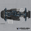 VPS09011B Vanquish Products VS4-10 1/10 Scale Phoenix Straight Axle RTR Crawler - Gray