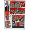 UPG-14293 UpGrade RC "Flame" Graphic Set for Losi® 22S™ Sprint Car (Red)