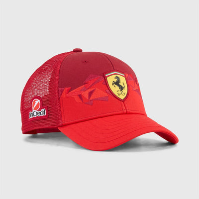 701234743 Scuderia Ferrari F1 Special Edition Las Vegas GP Team Hat - Puma Red