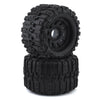 PRO1015510 Trencher HP Belted 3.8" Pre-Mounted Truck Tires (2) (Black) (M2) w/Raid Wheels
