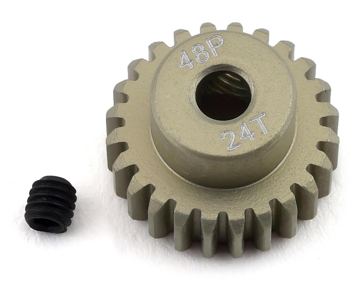 PTK8611 48P Lightweight Hard Anodized Aluminum Pinion Gear (3.17mm Bore) (24T)