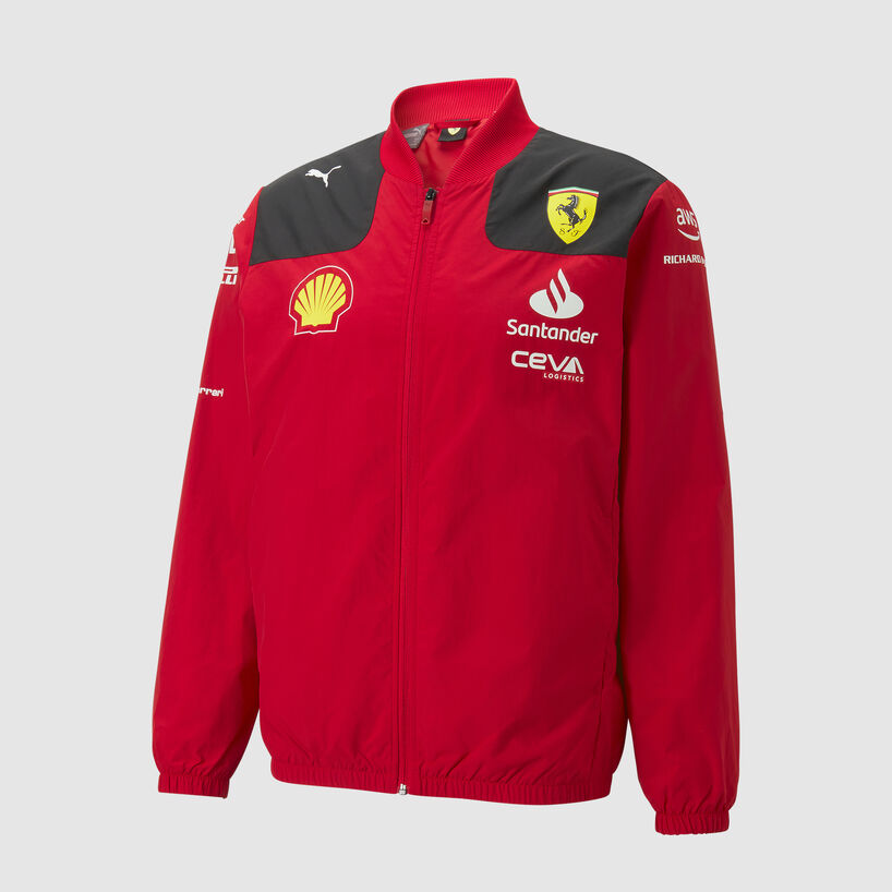 701223387 Scruderia Ferrari Men's 2023 Team Jacket -RED