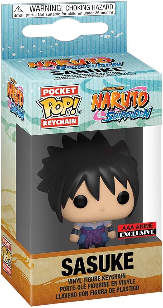 FU36380 Naruto Shippuden Sasuke AAA Exclusive Keychain