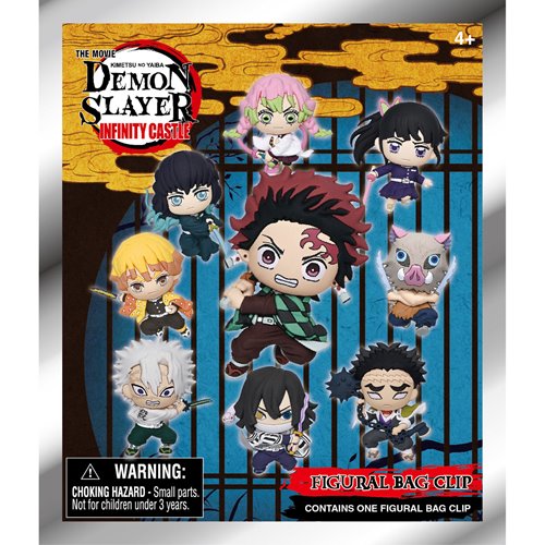 74695 Demon Slayer Infinity Castle Figural 3D Bag Clip Blind Bag