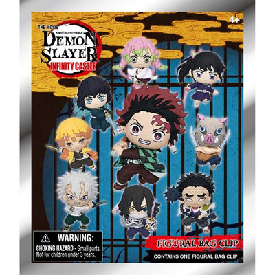 74695 Demon Slayer Infinity Castle Figural 3D Bag Clip Blind Bag