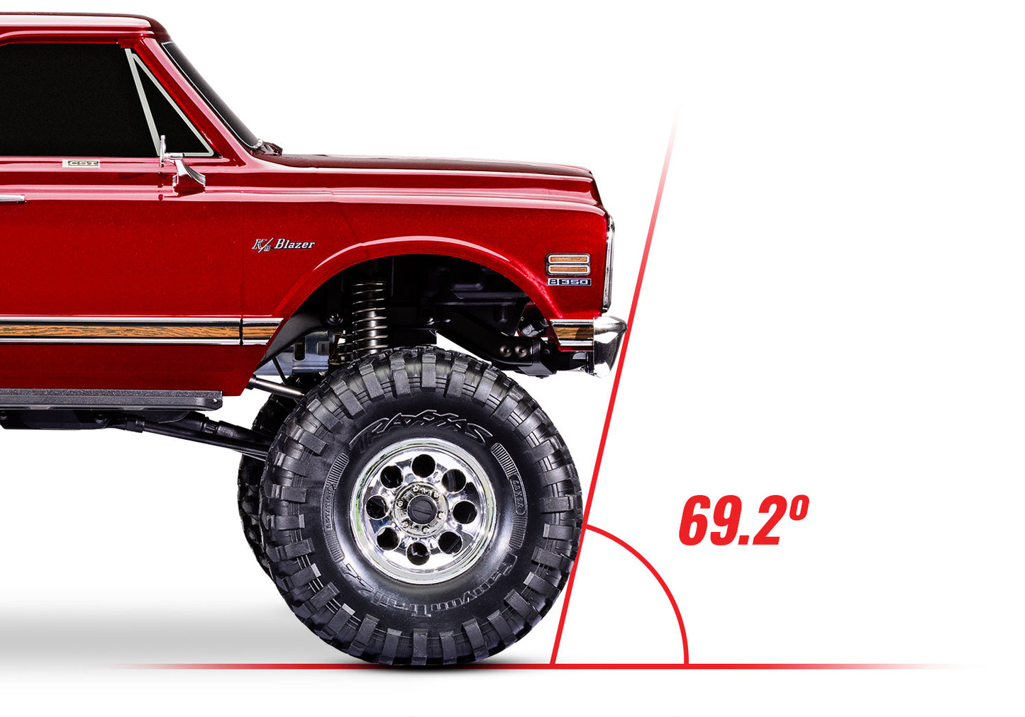 92086-4 1972 Chevorlet K5 Blazer 1/10 Scale And High Trail Crawler