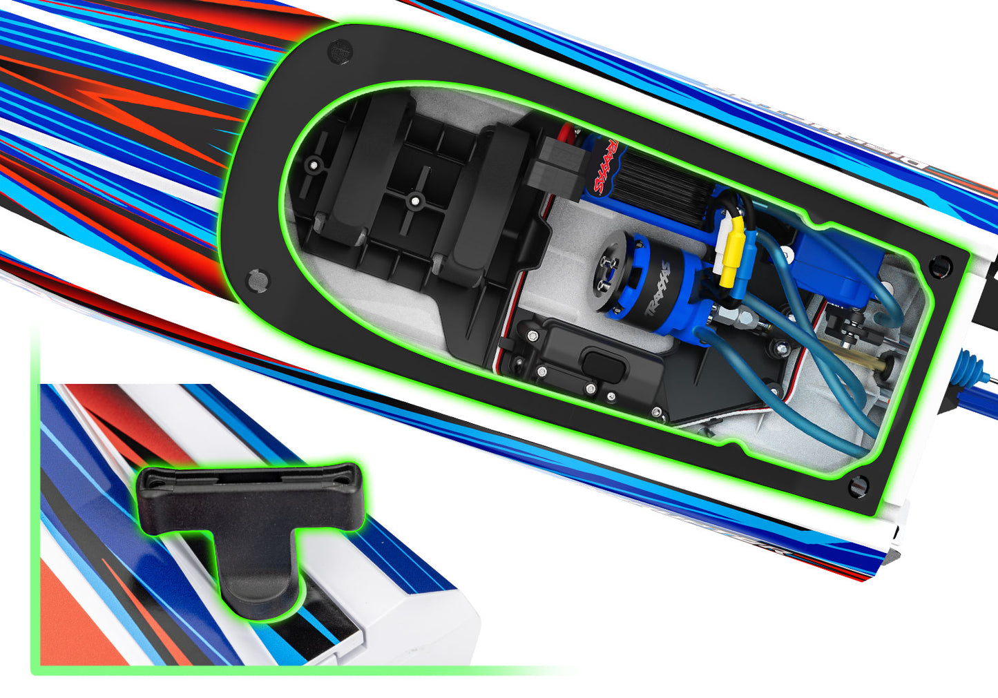 106064-4 Disruptor Extreme Brushless VXL-4S Speed Boat
