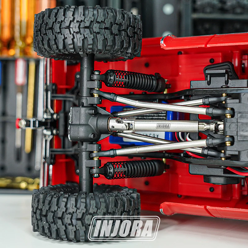 4M-72SR INJORA Stainless Steel Drive Shafts for 1/18 RC Crawler TRX4M High Trail K10 F150