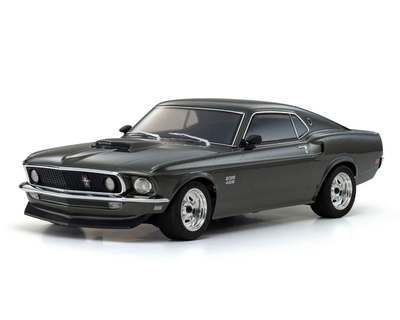 KYO34437T1 Kyosho Fazer Mk2 1969 Ford Mustang Boss 429 Electric 4WD 1/10 RTR Touring Car (Black Jade)