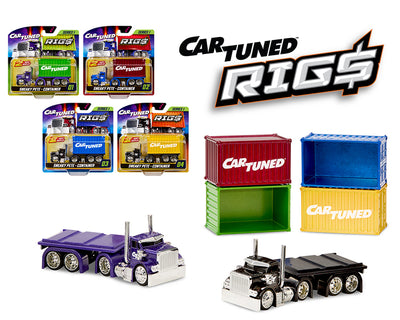 CarTuned 559313 1:64 Container Rigs Series 1 – Assortment