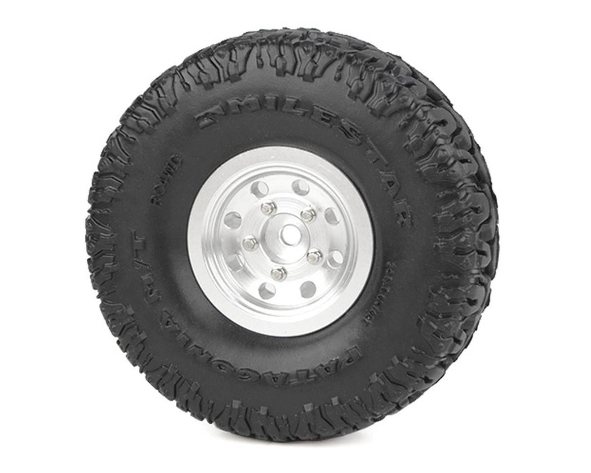 Z-T0109 RC4WD 1.0" Milestar Patagonia M/T V2' Micro Rock Crawler Tires (2) (GripTec Red/Super Soft) (63mm OD)