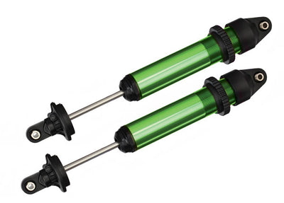 7761G Green Aluminum Long GTX Shocks (2)